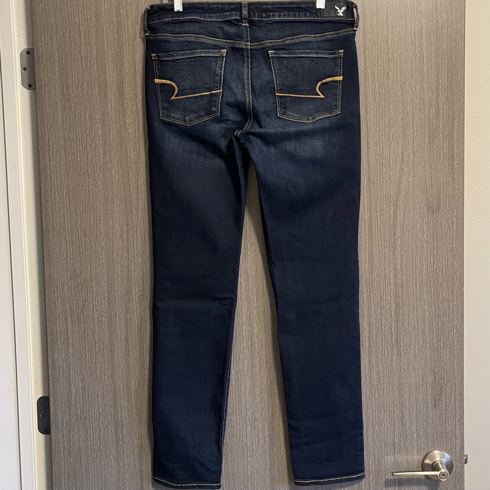 American Eagle Outfitters Dark Blue Skinny Jeans
